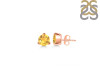 Citrine Stud Earring CIT-RDE-1564.