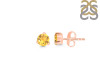 Citrine Stud Earring CIT-RDE-1565.