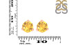 Citrine Stud Earring CIT-RDE-1569.