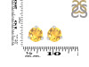 Citrine Stud Earring CIT-RDE-1569.