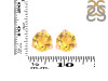 Citrine Stud Earring CIT-RDE-1570.