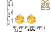 Citrine Stud Earring CIT-RDE-1570.