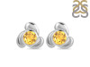 Citrine Stud Earring CIT-RDE-3.