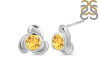 Citrine Stud Earring CIT-RDE-3.