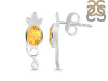 Citrine Stud Earring CIT-RDE-4.