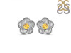 Citrine Stud Earring CIT-RDE-584.