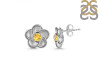 Citrine Stud Earring CIT-RDE-584.