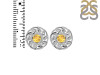 Citrine Stud Earring CIT-RDE-607.