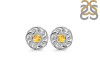 Citrine Stud Earring CIT-RDE-607.
