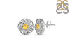 Citrine Stud Earring CIT-RDE-607.