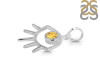 Citrine Eye Pendant CIT-RDEP-875A.