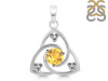Citrine Triangle Pendant CIT-RDEP-878.