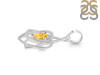 Citrine Triquetra Heart Knot Pendant CIT-RDEP-880.