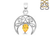 Citrine Crescent Moon Pendant CIT-RDEP-890.