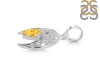 Citrine Crescent Moon Pendant CIT-RDEP-890.