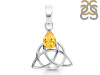 Citrine Triquetra Pendant CIT-RDEP-892.