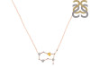 Gemini Zodiac Star Constellation Citrine & White Topaz Necklace CIT-RDN-490.