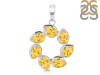 Citrine Pendant CIT-RDP-25.