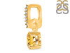 Citrine & White Topaz Pendant CIT-RDP-549-CZ-LOOP.
