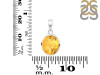 Citrine Pendant CIT-RDP-737.