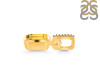 Citrine & White Topaz Pendant CIT-RDP-954-CZ-LOOP.