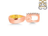 Citrine & White Topaz Pendant CIT-RDP-956-CZ-LOOP.