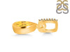 Citrine & White Topaz Pendant CIT-RDP-956-CZ-LOOP.