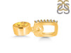 Citrine & White Topaz Pendant CIT-RDP-957-CZ-LOOP.