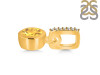 Citrine & White Topaz Pendant CIT-RDP-958-CZ-LOOP.