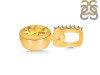 Citrine & White Topaz Pendant CIT-RDP-992-CZ-LOOP.