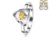 Citrine Triquetra Ring CIT-RDR-2142.