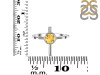 Citrine Holy Cross Ring CIT-RDR-2143.