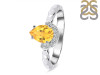 Citrine & White Topaz Ring CIT-RDR-2192.
