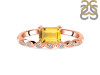 Citrine & White Topaz Ring CIT-RDR-2199.