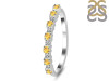 Citrine & White Topaz Ring CIT-RDR-2201.