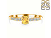 Citrine & White Topaz Ring CIT-RDR-2538.