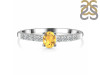Citrine & White Topaz Ring CIT-RDR-2538.