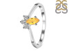Citrine & White Topaz Ring CIT-RDR-2590.