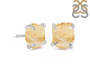 Citrine Raw Crystal Stud Earring CIT-RE-200.