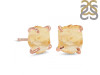Citrine Raw Crystal Stud Earring CIT-RE-200.