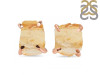 Citrine Raw Crystal Stud Earring CIT-RE-200.