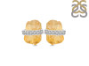 Citrine Raw Crystal & White Topaz Stud Earring CIT-RE-381.