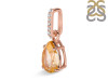 Citrine & White Topaz Pendant CIT-RP-76.