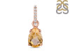 Citrine & White Topaz Pendant CIT-RP-76.
