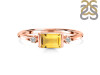 Citrine & White Topaz Ring CIT-RR-135.