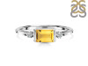 Citrine & White Topaz Ring CIT-RR-135.