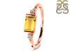 Citrine & White Topaz Ring CIT-RR-135.