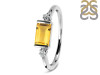 Citrine & White Topaz Ring CIT-RR-135.