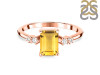 Citrine & White Topaz Ring CIT-RR-139.