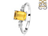 Citrine & White Topaz Ring CIT-RR-139.